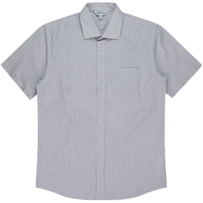 Aussie Pacific Henley Mens Short Sleeve Shirt (1900S) (Clearance)