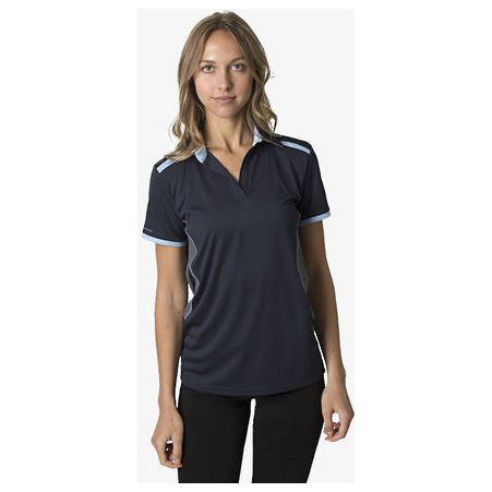 Beseen Ladies Contrasting Shoulder Polo (BKP500L)