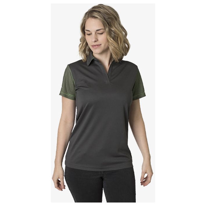 Beseen Ladies Sublimated Striped Sleeves Polo (BKP600L)