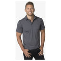 Beseen Mens Charcoal Heather Polo (BKP700)
