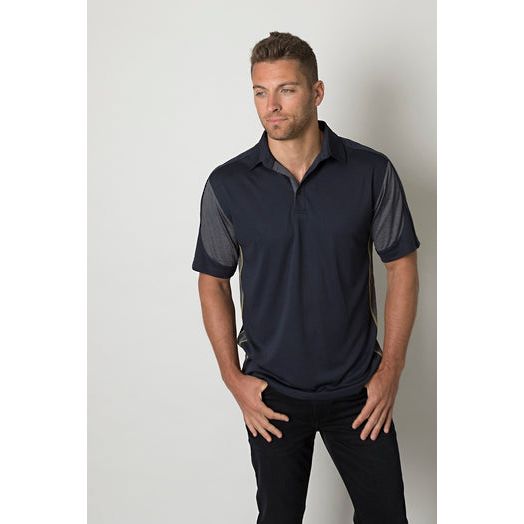 Beseen Mens Contrast Side Panels Polo (BKP800)