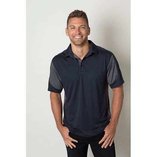 Beseen Mens Contrast Side Panels Polo (BKP800)