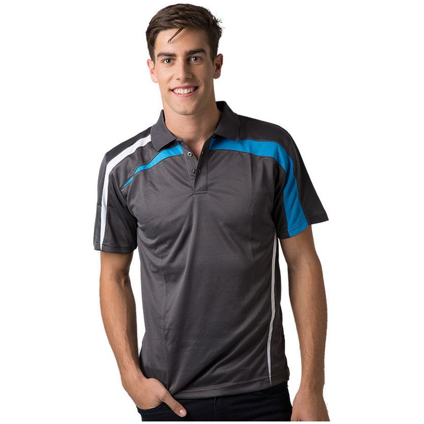 Beseen Mens Contrast Side & Shoulder Panel Polo (BSP2014)