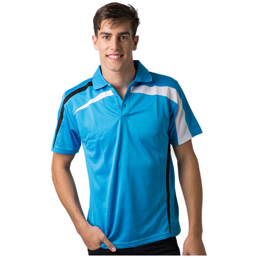 Beseen Mens Contrast Side & Shoulder Panel Polo (BSP2014)
