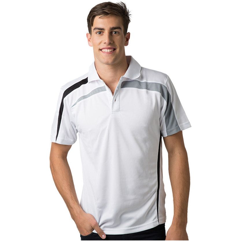Beseen Mens Contrast Side & Shoulder Panel Polo (BSP2014)
