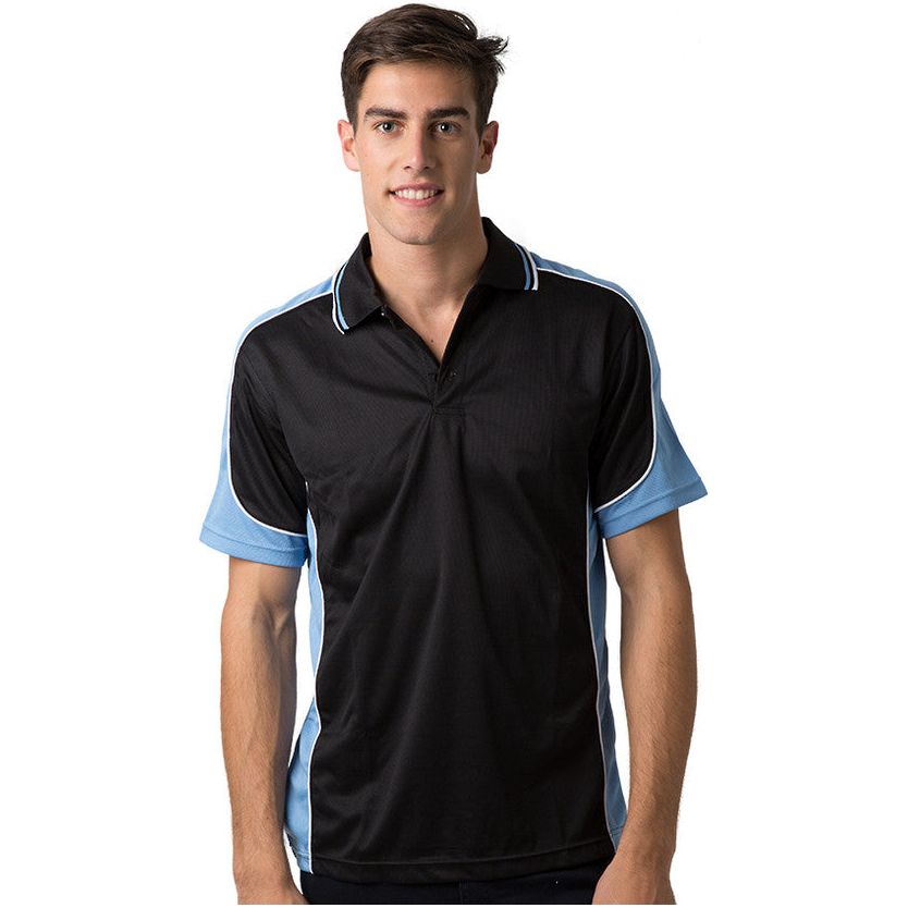 Beseen Mens Contrast Polo (BSP15)