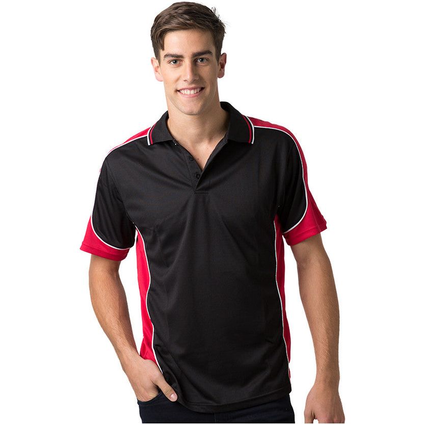 Beseen Mens Contrast Polo (BSP15)