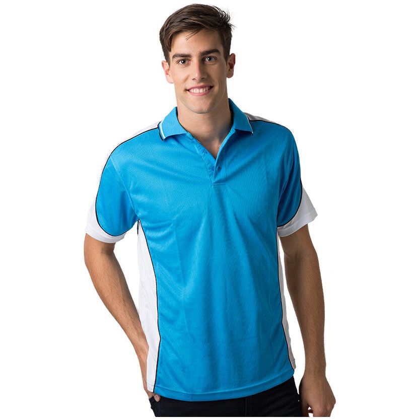 Beseen Mens Contrast Polo (BSP15)