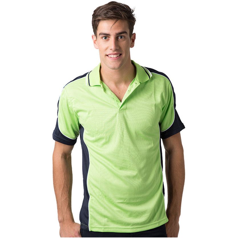 Beseen Mens Contrast Polo (BSP15)