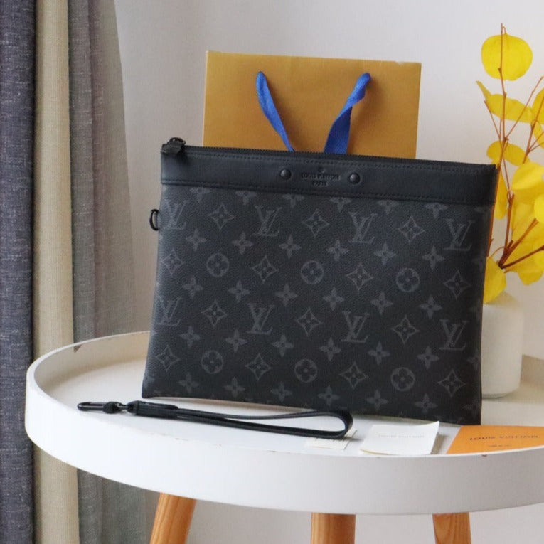 LOUIS VUITTON POCHETTE TO GO 30 MONOGRAM ECLIPSE