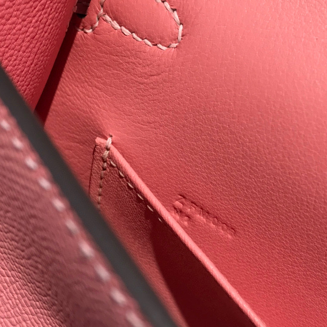 HERMES KELLY MINI 20 PINK EPSOM GOLD HARDWARE