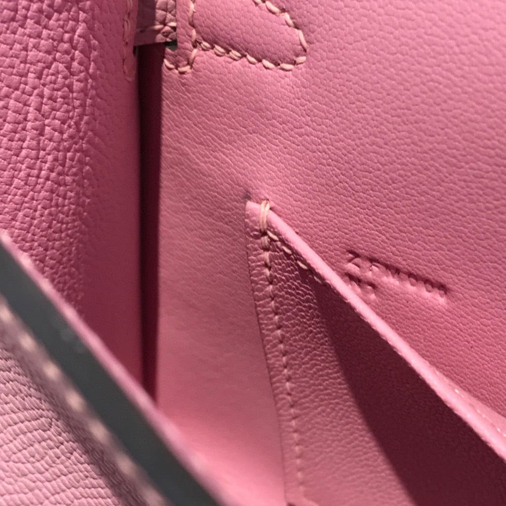 HERMES KELLY MINI 20 LIGHT PINK EPSOM GOLD HARDWARE