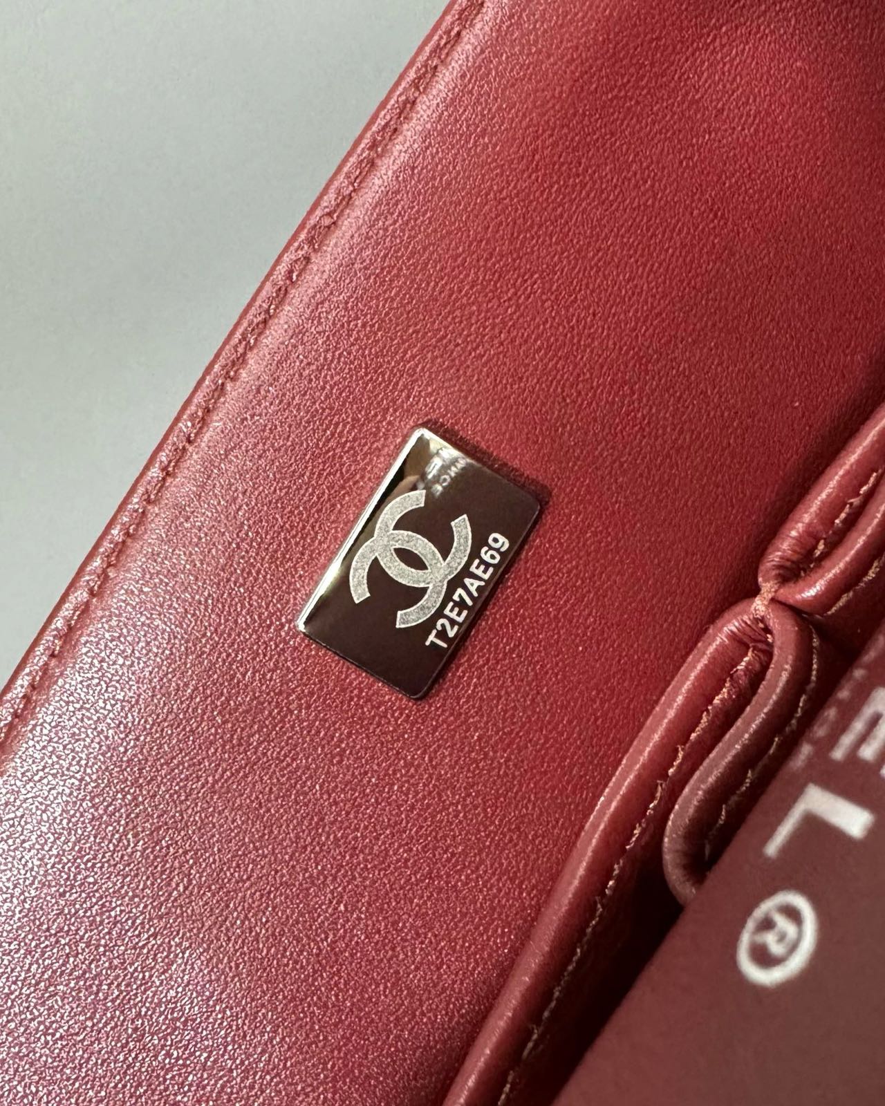 CHANEL FLAP BAG 25 IN WINE CAVIAR LAMBSKIN SILVER HARDWARE