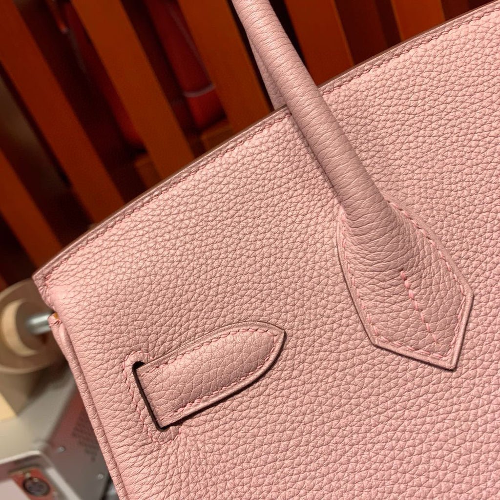 HERMES BIRKIN 30CM LIGHT PINK TOGO LEATHER GOLD HARDWARE