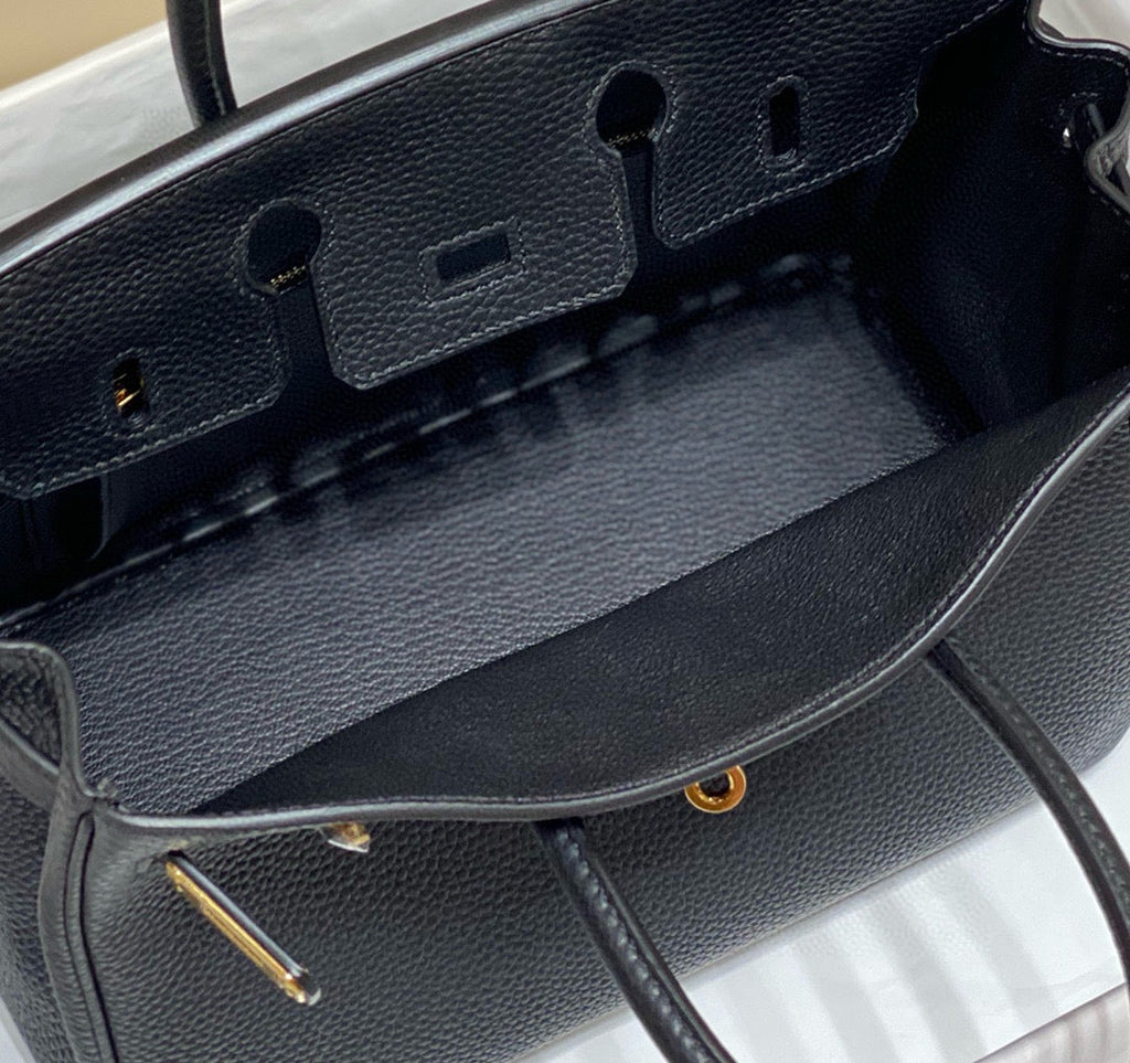 HERMES BIRKIN 30CM IN BLACK TOGO LEATHER GOLD HARDWARE
