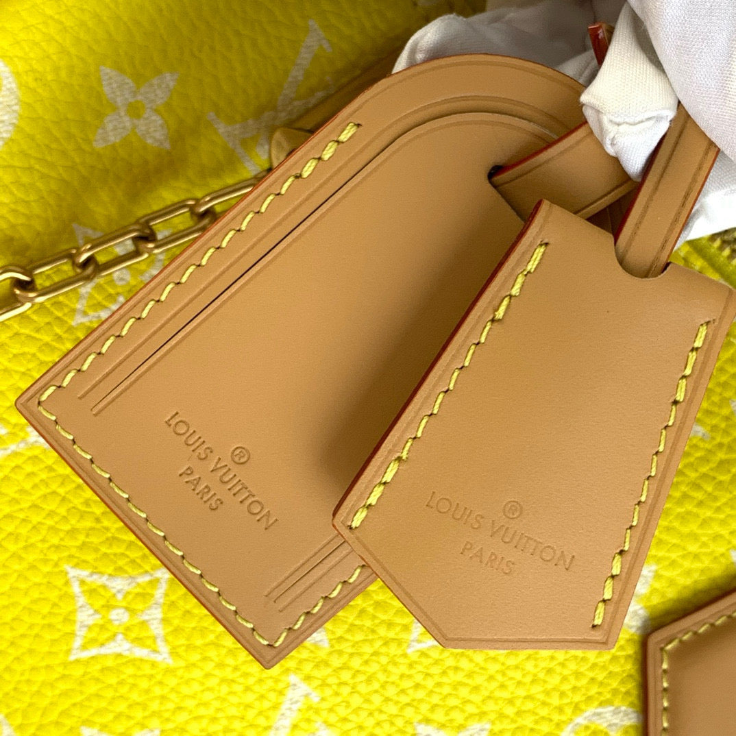 LOUIS VUITTON SPEEDY P9 BANDOULIÈRE 25 IN YELLOW MONOGRAM CALFSKIN