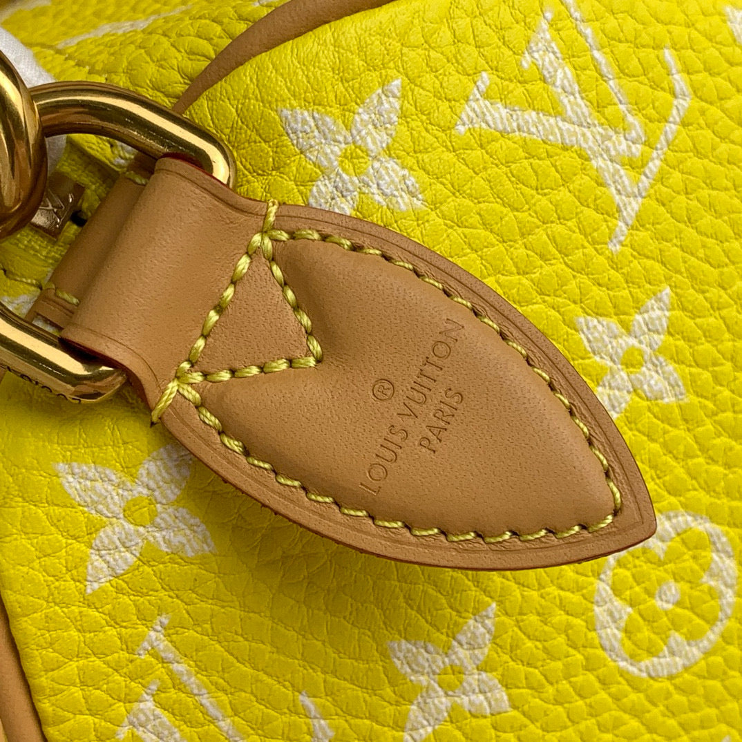 LOUIS VUITTON SPEEDY P9 BANDOULIÈRE 25 IN YELLOW MONOGRAM CALFSKIN