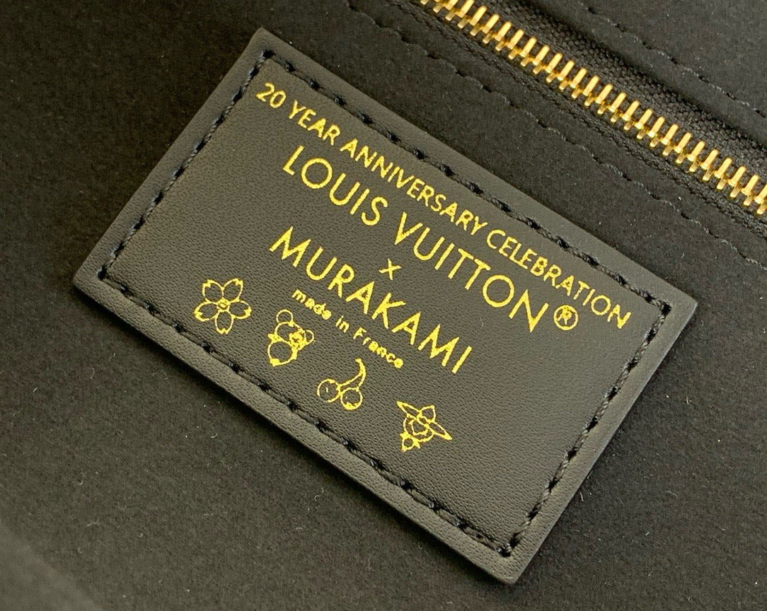 LOUIS VUITTON NEVERFULLxTM MM TOTE BAG 32 IN BLACK MONOGRAM CALFSKIN