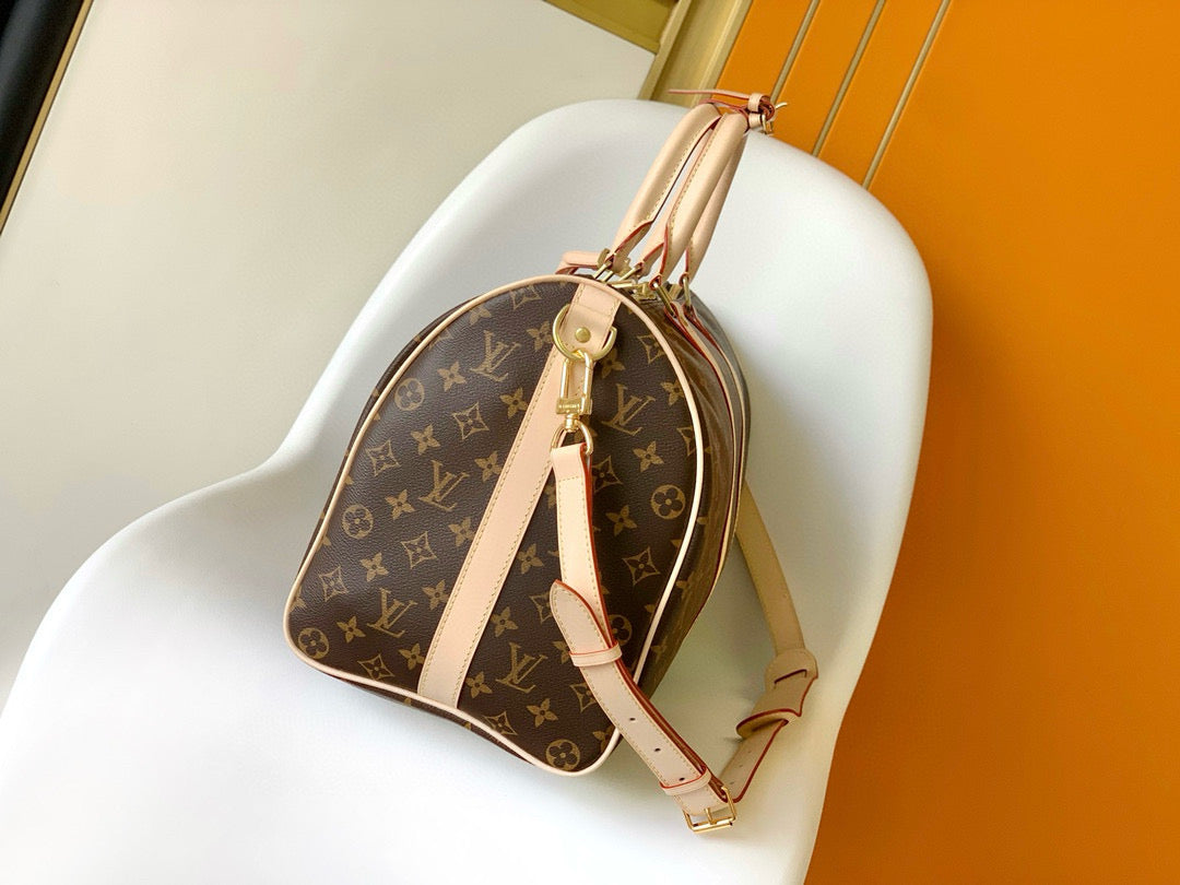 LOUIS VUITTON LV KEEPALL 45 BANDOULIERE MONOGRAM CANVAS