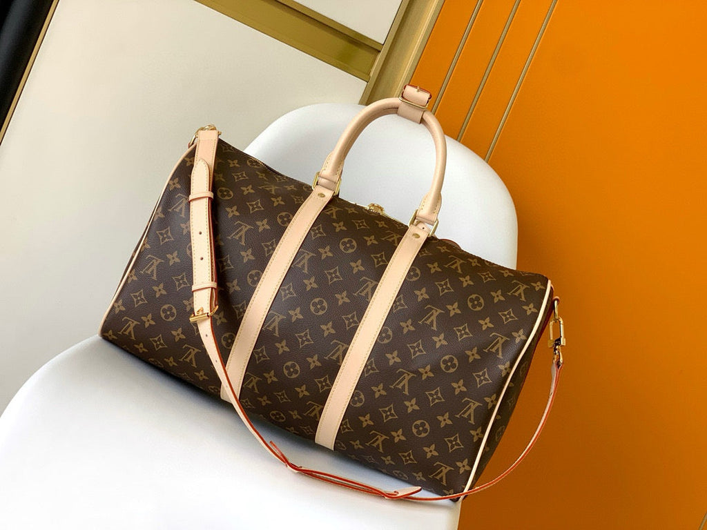 LOUIS VUITTON LV KEEPALL 45 BANDOULIERE MONOGRAM CANVAS