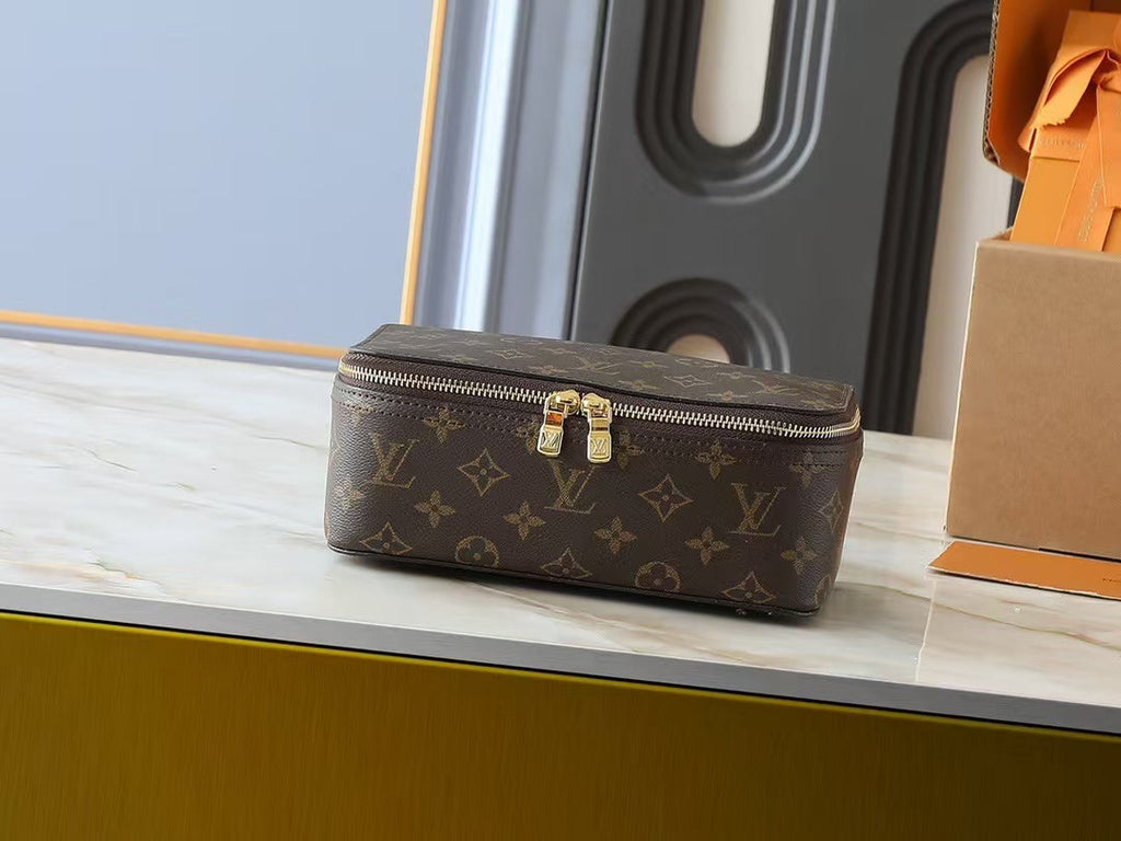 LOUIS VUITTON PACKING CUBE MM/PM/GM IN BROWN MONOGRAM CANVAS