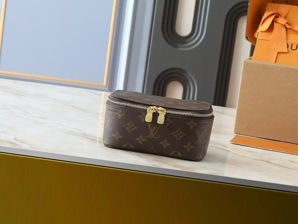 LOUIS VUITTON PACKING CUBE MM/PM/GM IN BROWN MONOGRAM CANVAS