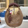 CHLOÉ 25S SUMMER BANANA HOBO BAG 36 IN LIGHT BROWN