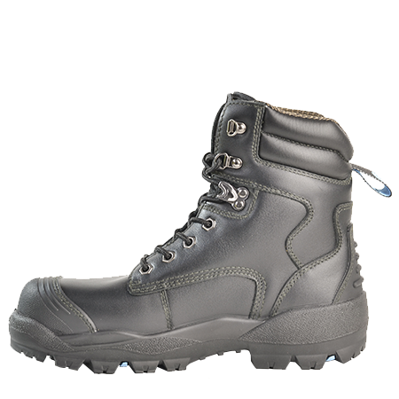 Bata Longreach Ultra Black Lace Up Steel Cap Safety Boot With Scuff Cap (804-66010) (Pre Order)