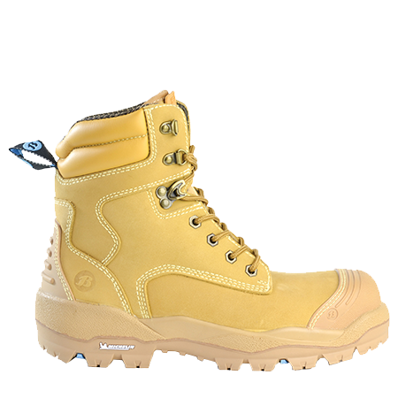 Bata Longreach Ultra Wheat Lace Up Steel Cap Safety Boot With Scuff Cap (804-88009) (Pre Order)