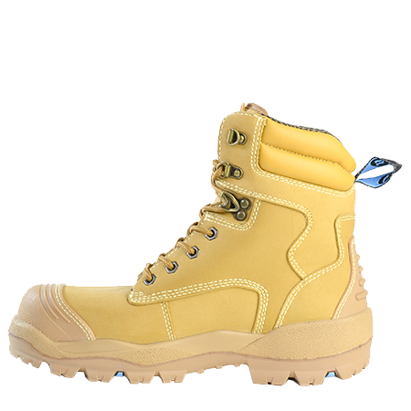 Bata Longreach Ultra Wheat Lace Up Steel Cap Safety Boot With Scuff Cap (804-88009) (Pre Order)