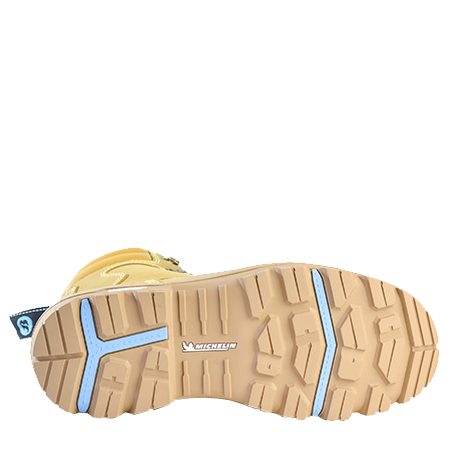 Bata Longreach Ultra Wheat Lace Up Steel Cap Safety Boot With Scuff Cap (804-88009) (Pre Order)