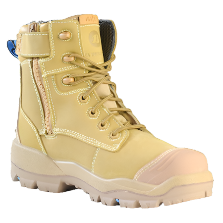 Bata Longreach Zip Sided Lace Up Composite Toe Safety Boot With Scuff Cap (804-88015) (Pre Order)