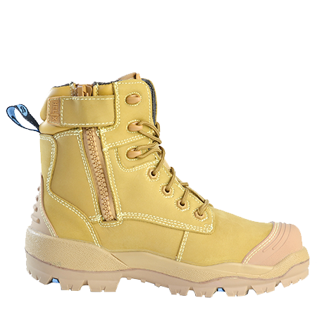 Bata Longreach Zip Sided Lace Up Composite Toe Safety Boot With Scuff Cap (804-88015) (Pre Order)