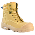 Bata Longreach Ultra Wheat Lace Up Steel Cap Safety Boot With Scuff Cap (804-88009) (Pre Order)