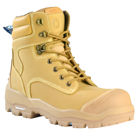 Bata Longreach Ultra Wheat Lace Up Steel Cap Safety Boot With Scuff Cap (804-88009) (Pre Order)
