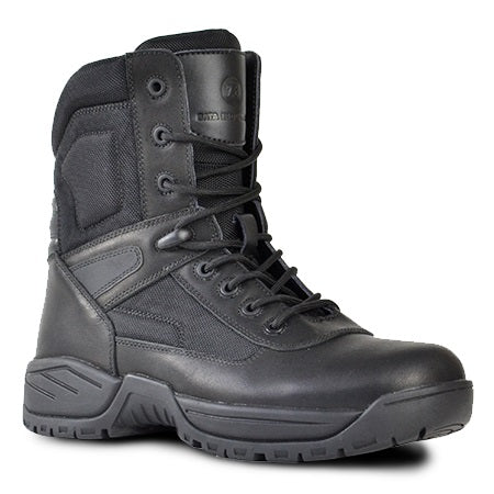 Bata Sentinel Black Full Grain Zip Sided Lace Up Steel Toe Safety Boot (804-60416) (Pre Order)