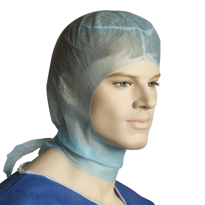 Bastion Polypropylene Hoods Blue - Carton (1000pcs)