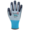 Bastion Mako - Grey HPPE/Spandex Gloves Black Micro Foam Flex Nitrile Coating - (Carton of 120 Pairs) (BSG66530)