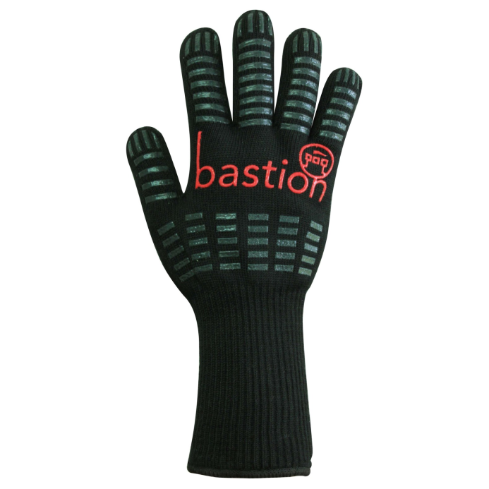 Bastion Zamora - Silicone Grip Heat Resistant Gloves - Carton (24 Pairs) (BSG91835)