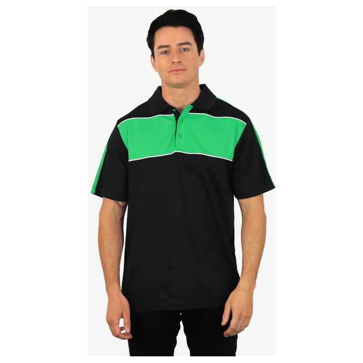 Beseen Mens Contrasting Shoulder and Sleeve Polo (BSP2012)