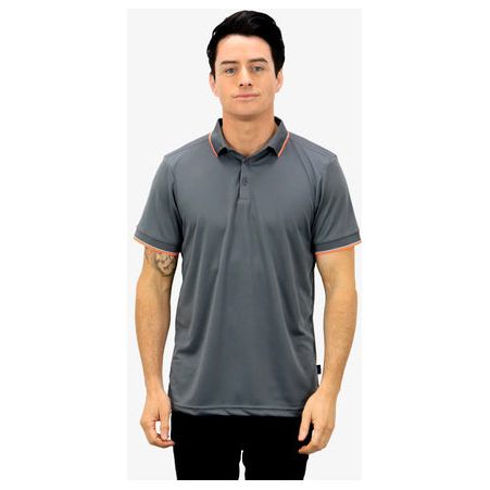 Beseen Mens Striped Collar and Cuff Polo (BSP2016)
