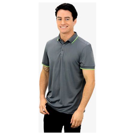 Beseen Mens Striped Collar and Cuff Polo (BSP2016)