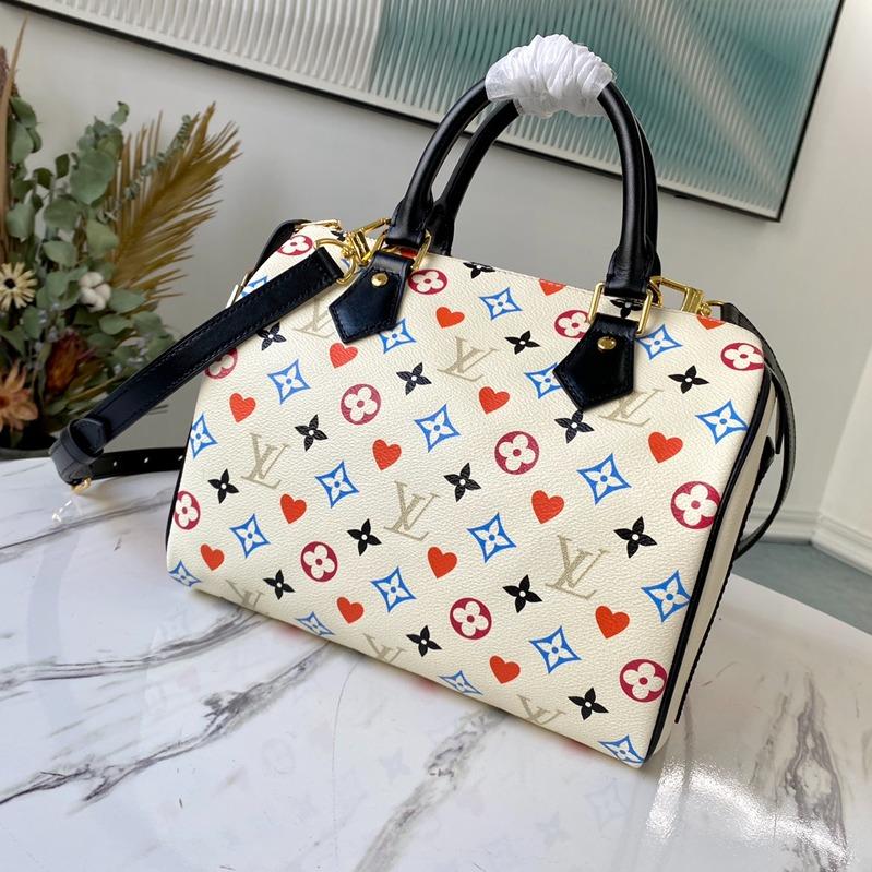 LOUIS VUITTON SPEEDY GAME ON BANDOULIERE 25CM