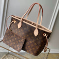LOUIS VUITTON NEVER FULL MM WITH DUSTBAG MONOGRAM CANVAS 29CM