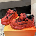 DIOR SNEAKER IN RUBY RED CALFSKIN AND BREATHABLE MESH 175307