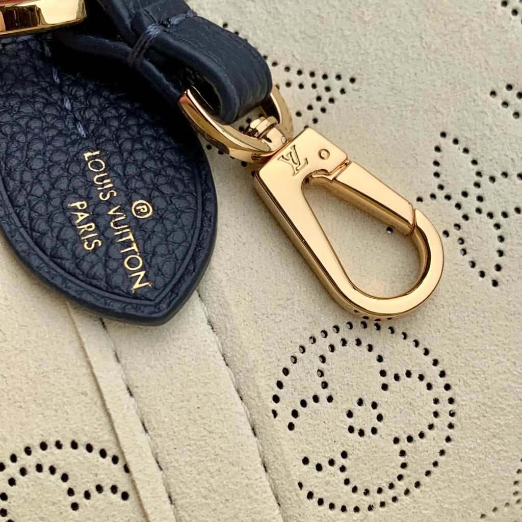 LOUIS VUITTON BLOSSOM PM 20 IN DARK BLUE MONOGRAM PERFORATED CALFSKIN