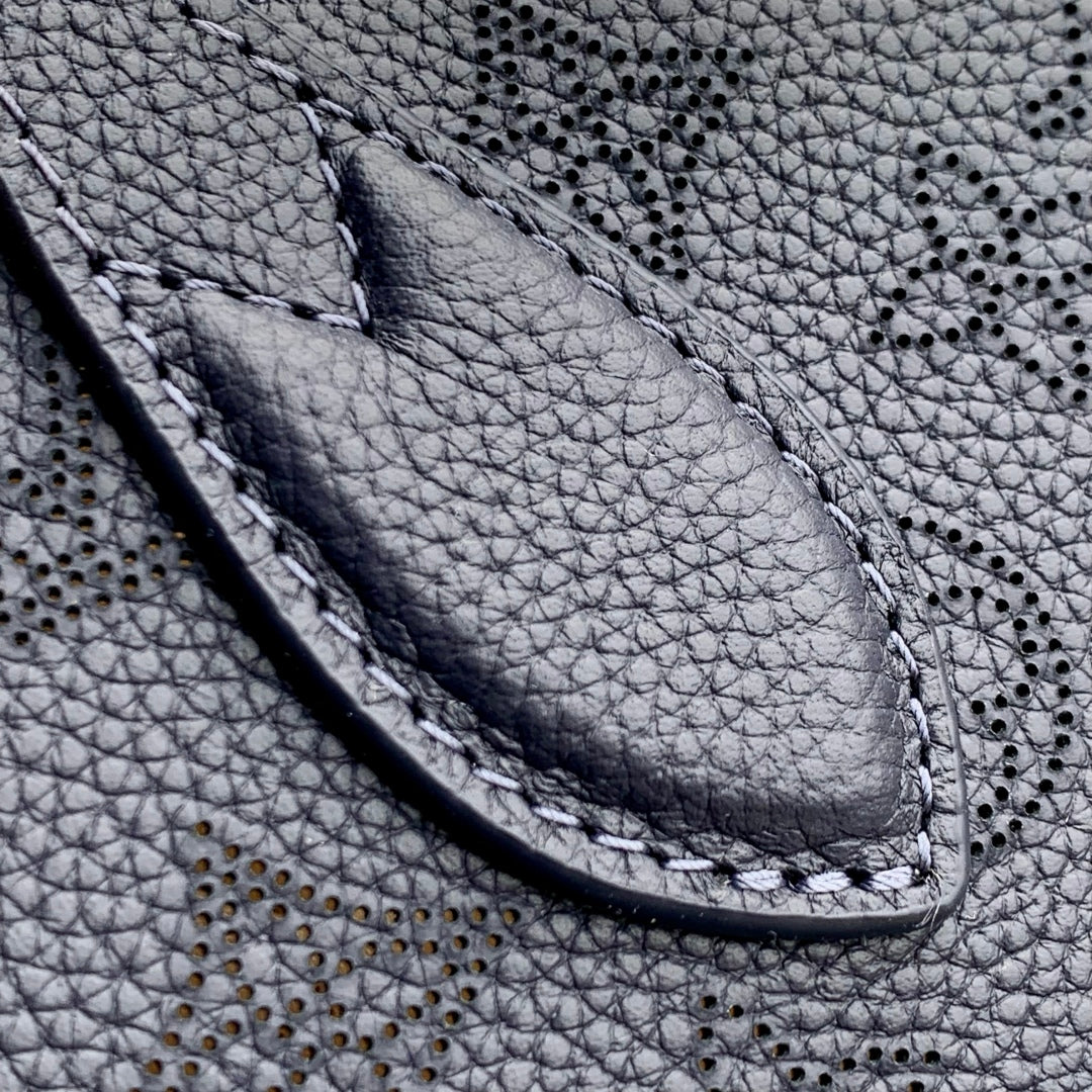 LOUIS VUITTON BLOSSOM PM 20 IN DARK BLUE MONOGRAM PERFORATED CALFSKIN