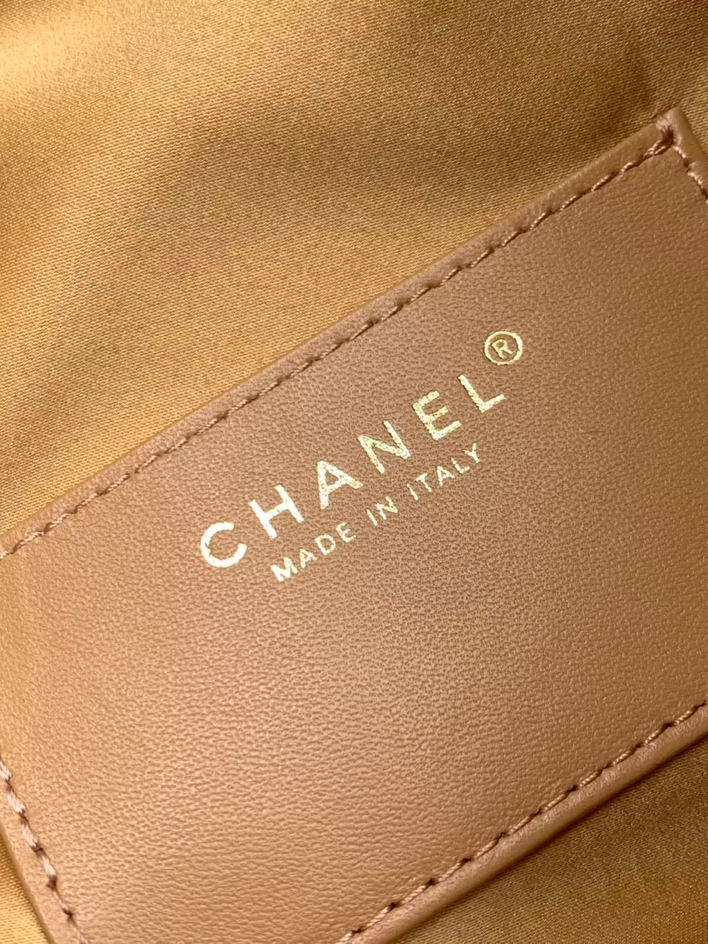 CHANEL 25S HOBO BAG 40 IN BROWN SUEDE WITH GOLD HARDWARE
