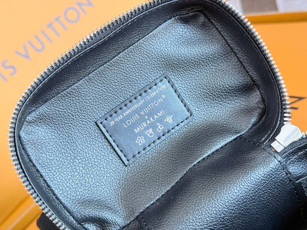 LOUIS VUITTON NICE NANO 14 IN COLORFUL MONOGRAM CANVAS SILVER ZIPPER