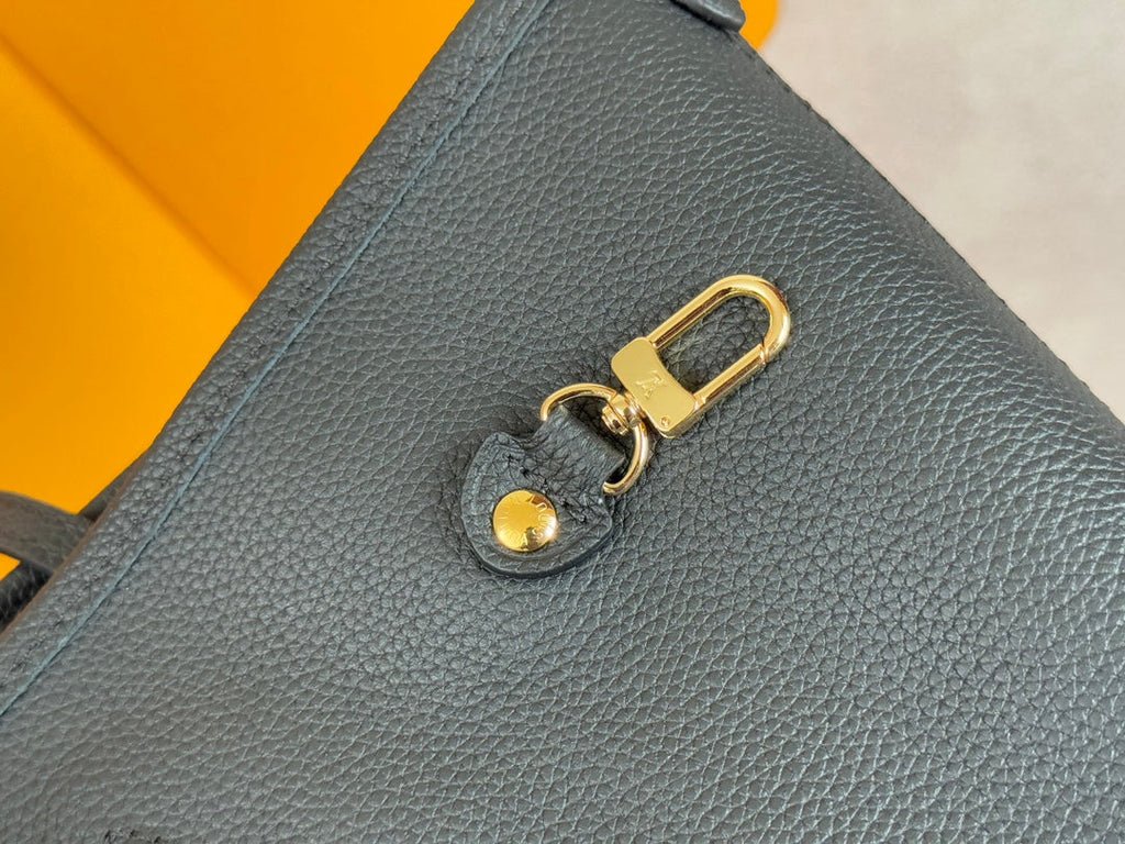 LOUIS VUITTON NEVERFULL INSIDE OUT MM BAG 31 IN BROWN MONOGRAM COATED CANVAS AND CALFSKIN
